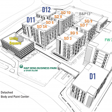 Hap Seng Industrial Hub - building naming plan